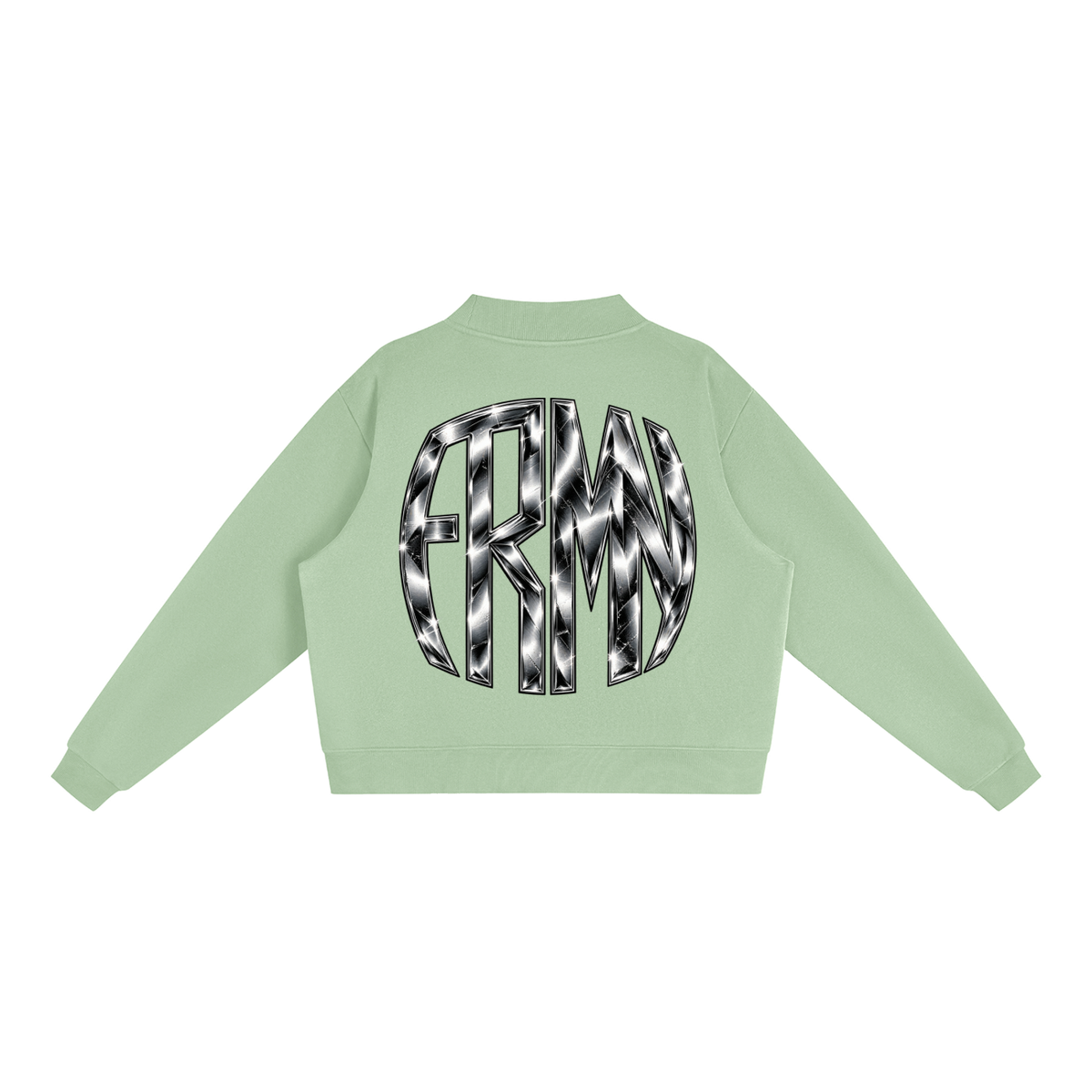 Essential Fleece Mock-Neck Crew Sweatshirt (FOURMATION X MULTIGRIDMASHUP)