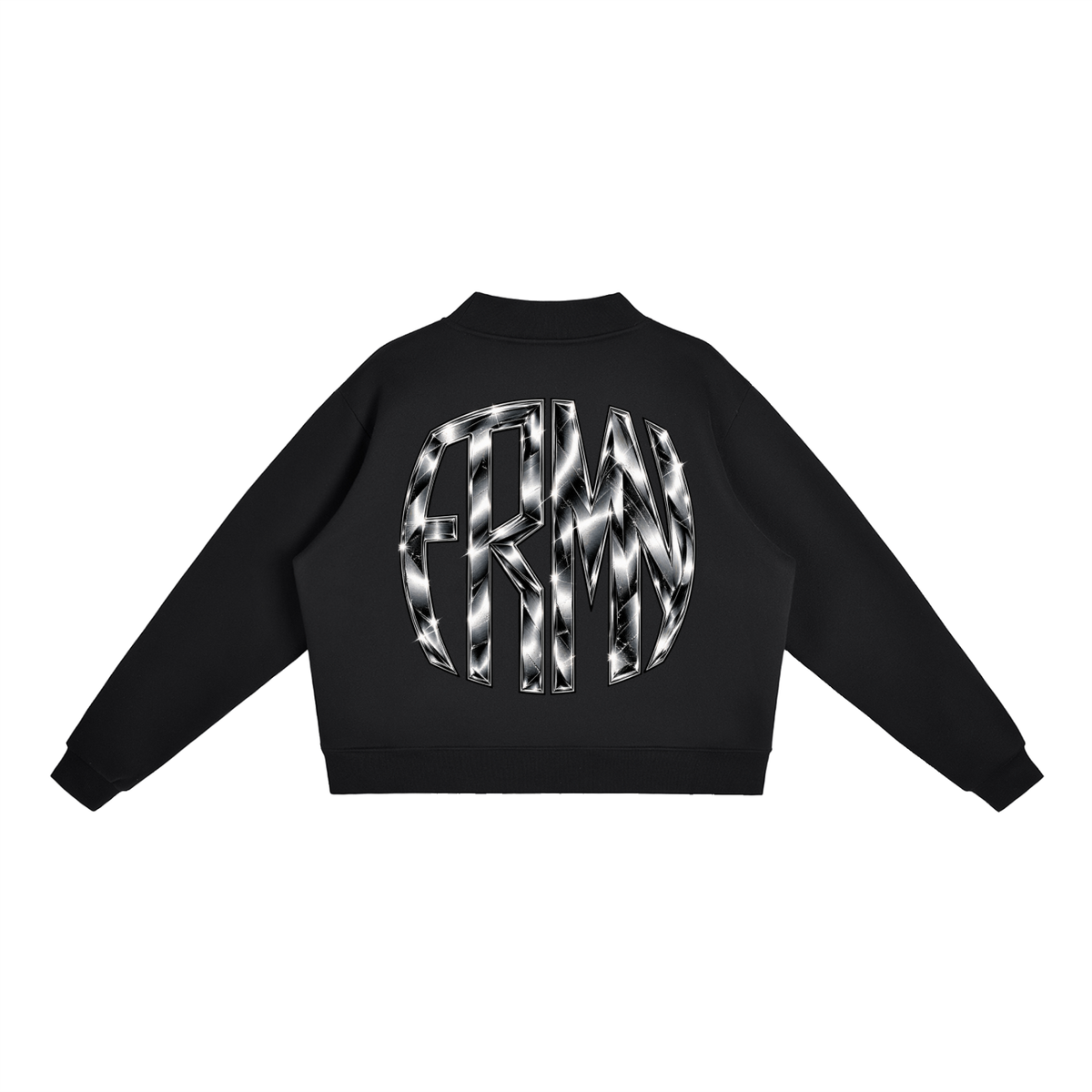 Essential Fleece Mock-Neck Crew Sweatshirt (FOURMATION X MULTIGRIDMASHUP)