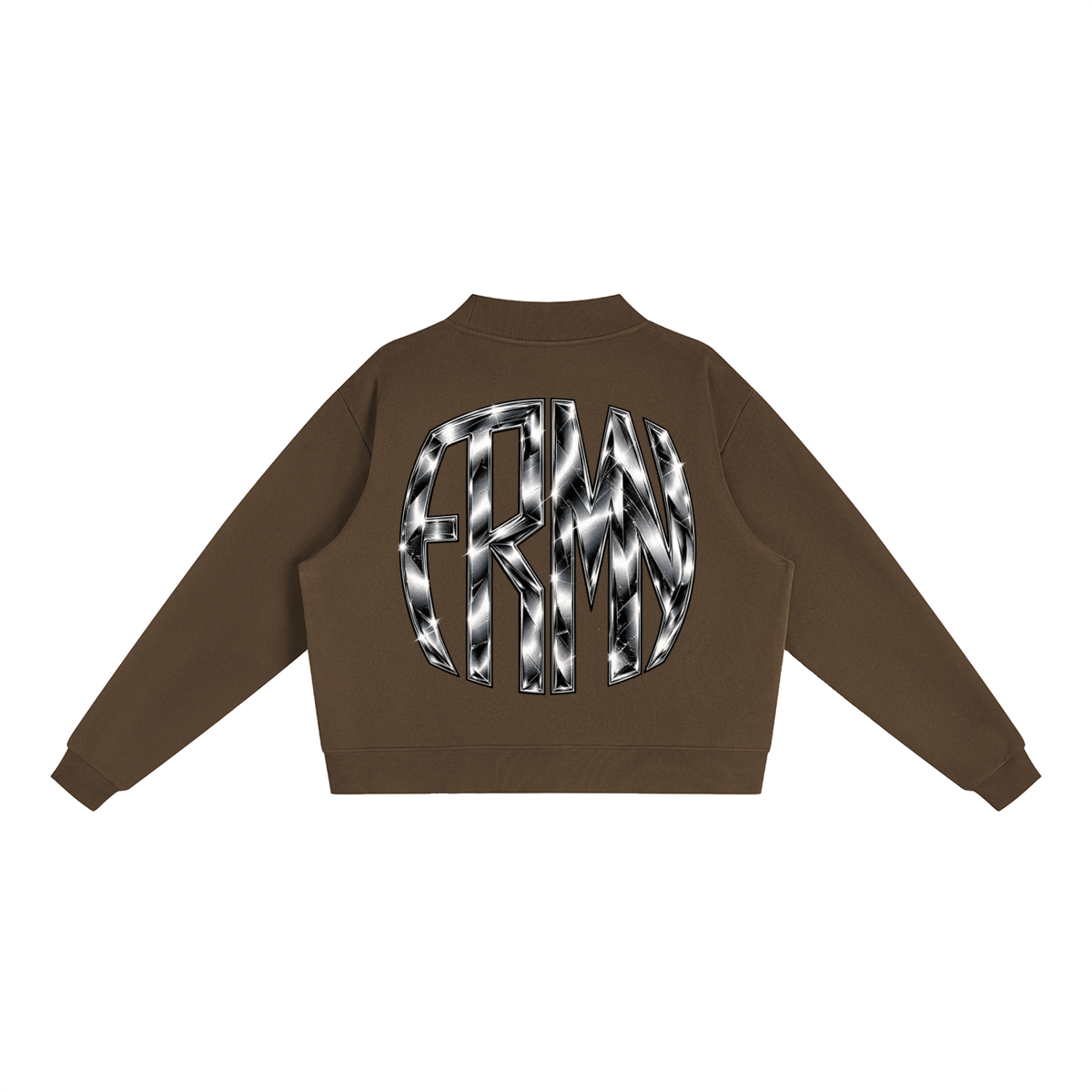 Essential Fleece Mock-Neck Crew Sweatshirt (FOURMATION X MULTIGRIDMASHUP)