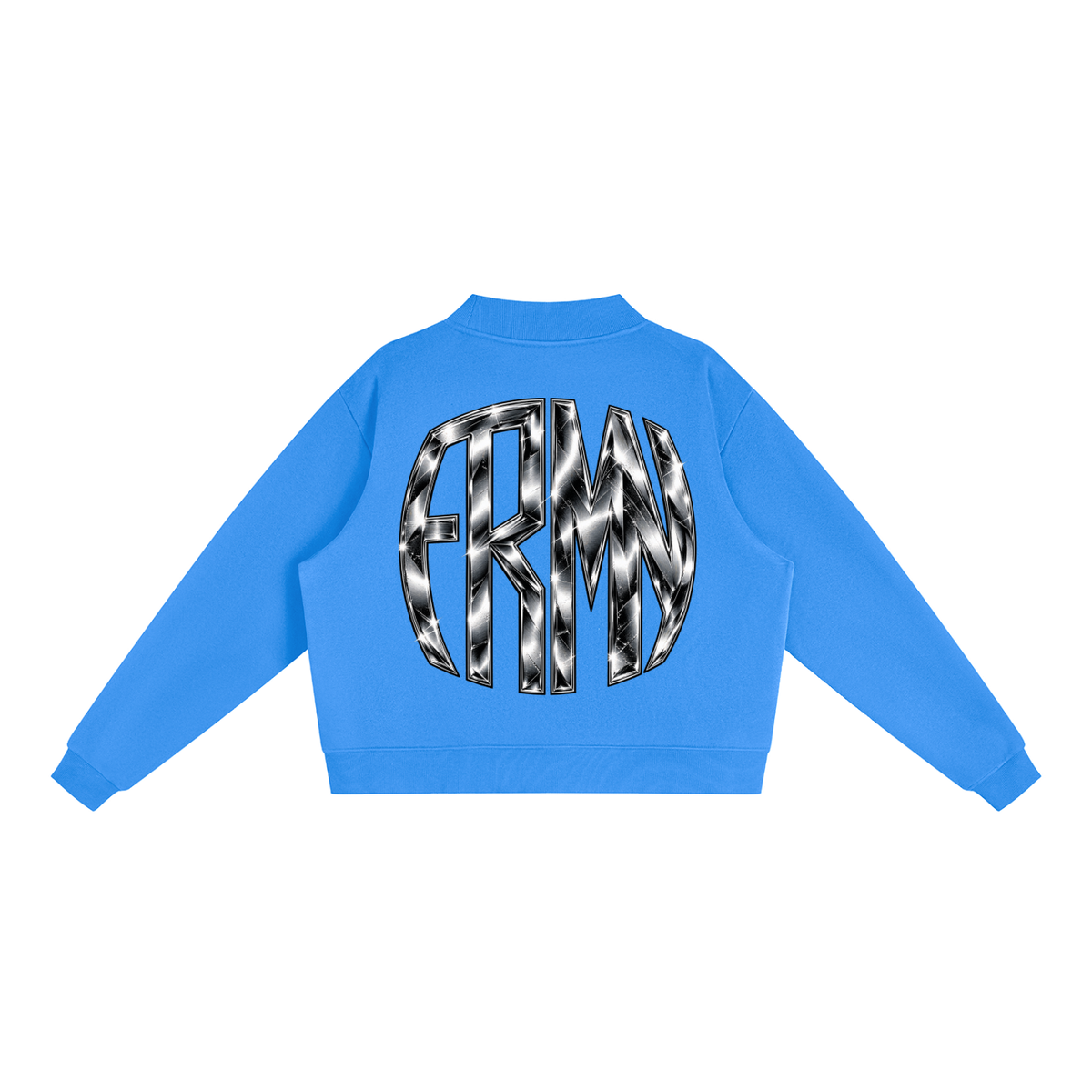 Essential Fleece Mock-Neck Crew Sweatshirt (FOURMATION X MULTIGRIDMASHUP)