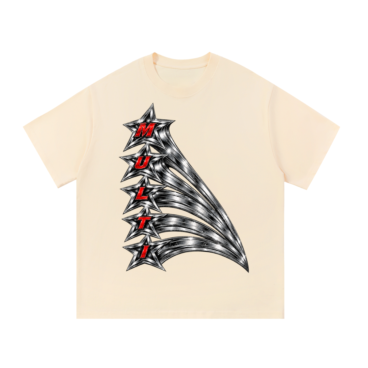 Essential Cotton T-Shirt (THINNER MATERIAL) (FOURMATION X MULTIGRIDMASHUP)