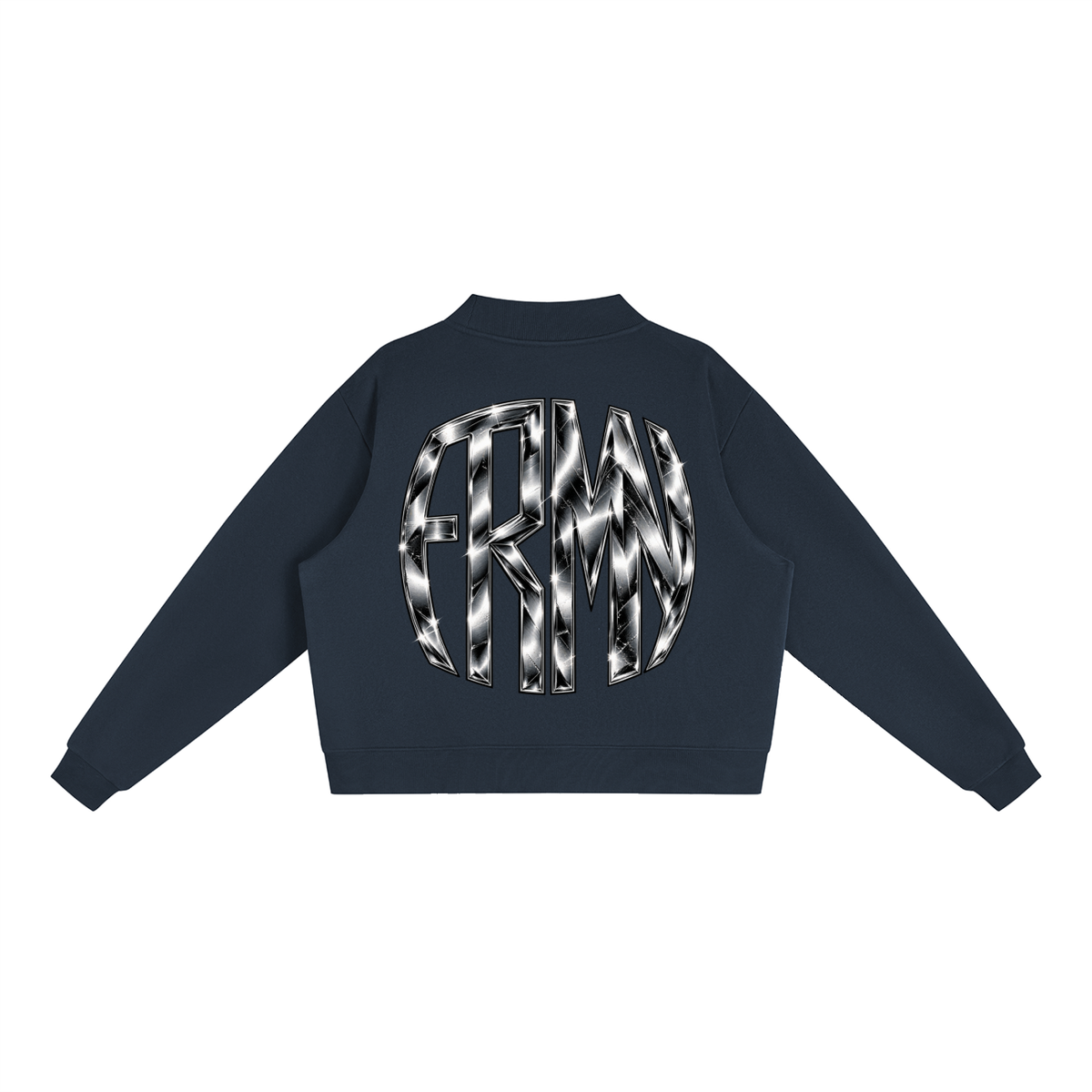Essential Fleece Mock-Neck Crew Sweatshirt (FOURMATION X MULTIGRIDMASHUP)