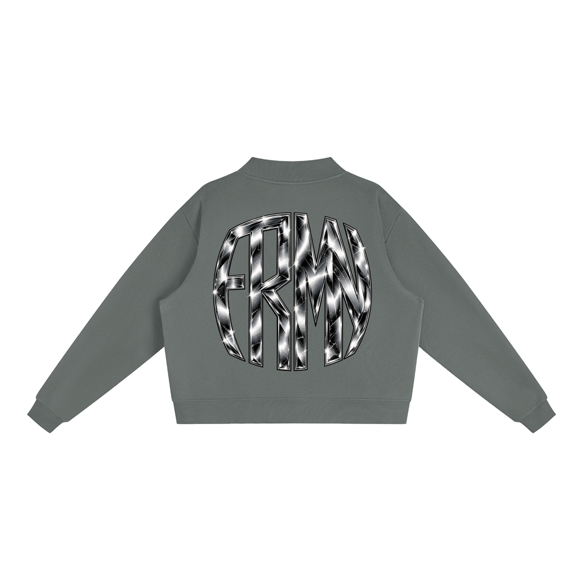 Essential Fleece Mock-Neck Crew Sweatshirt (FOURMATION X MULTIGRIDMASHUP)