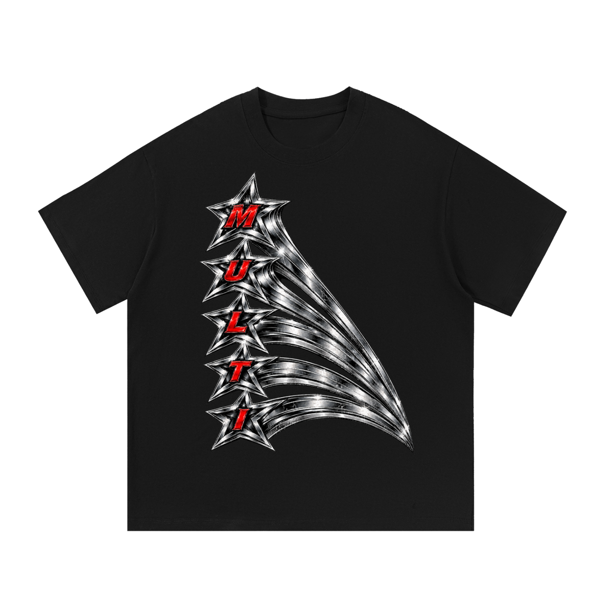 Essential Cotton T-Shirt (THINNER MATERIAL) (FOURMATION X MULTIGRIDMASHUP)