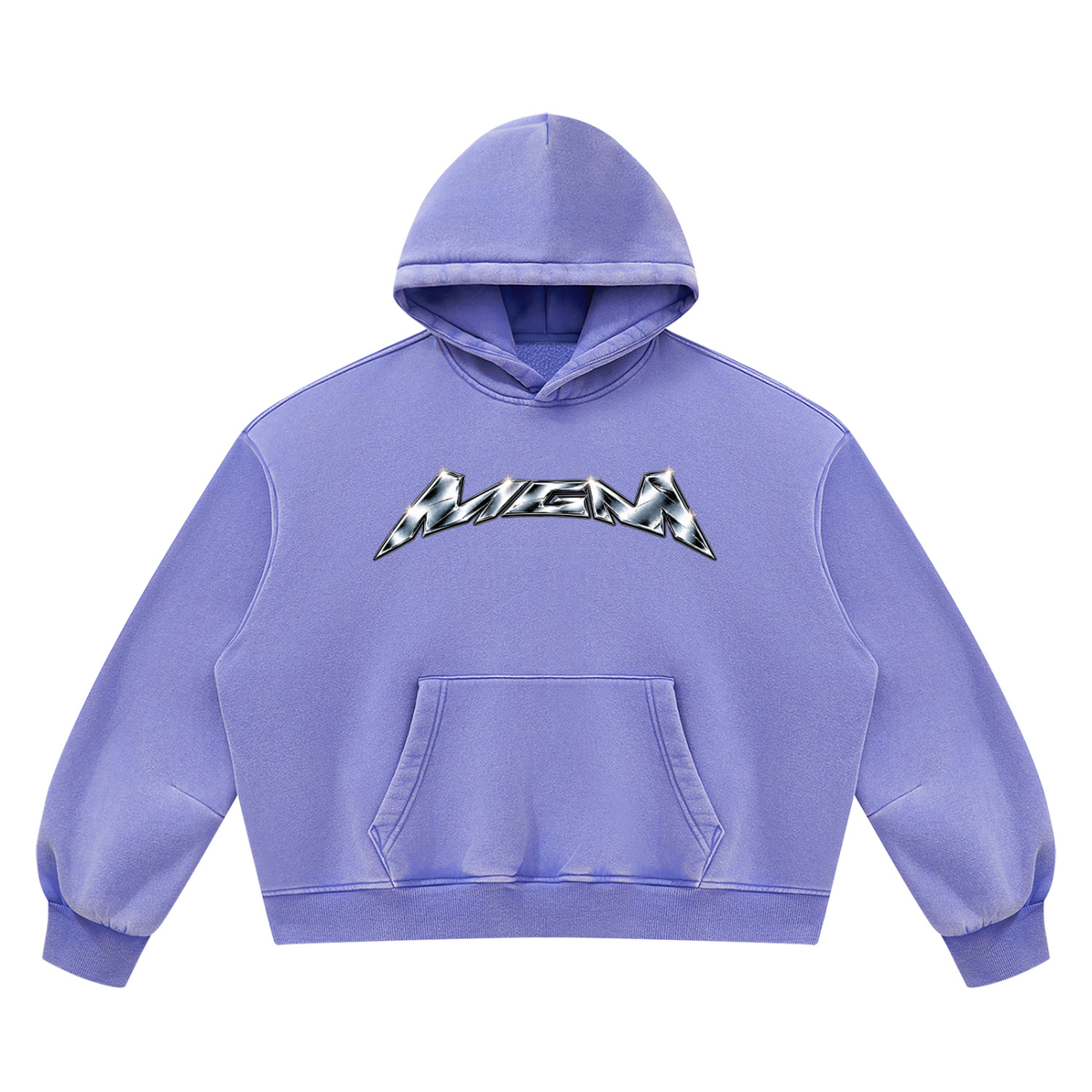 Unisex Vintage Wash Boxy Fleece Hoodie (FOURMATION X MULTIGRIDMASHUP)