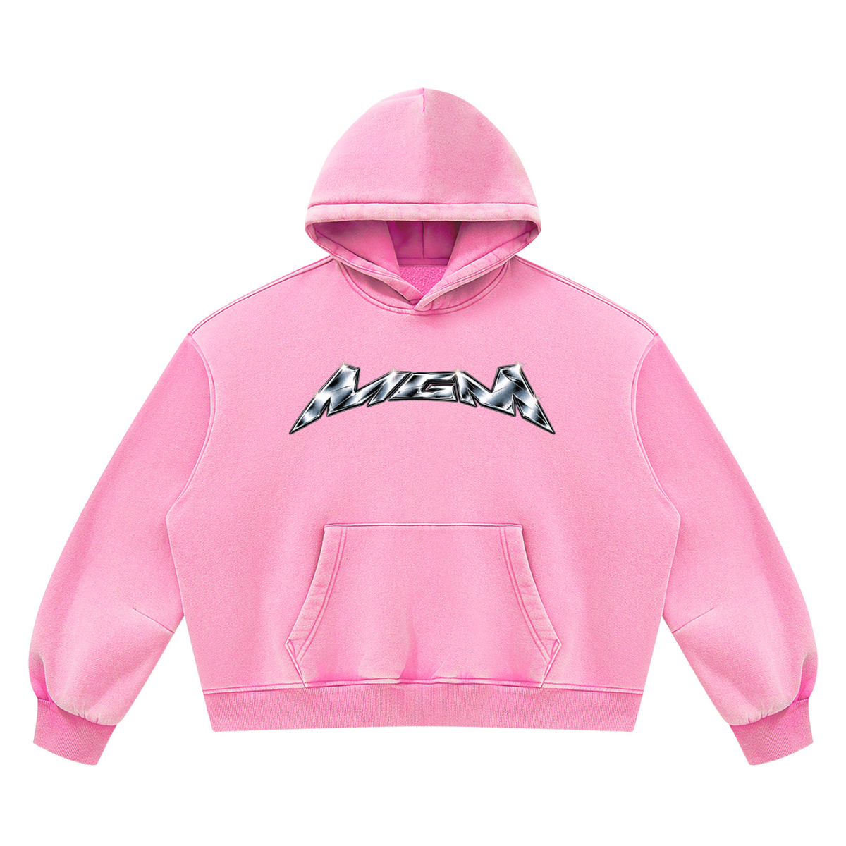 Unisex Vintage Wash Boxy Fleece Hoodie (FOURMATION X MULTIGRIDMASHUP)
