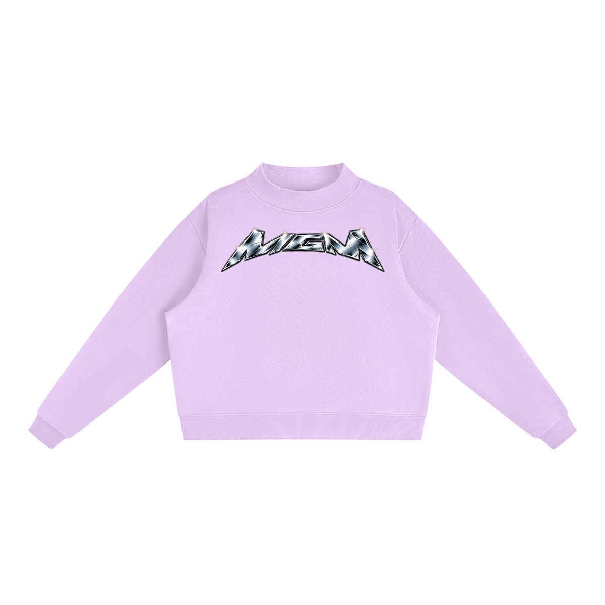Essential Fleece Mock-Neck Crew Sweatshirt (FOURMATION X MULTIGRIDMASHUP)