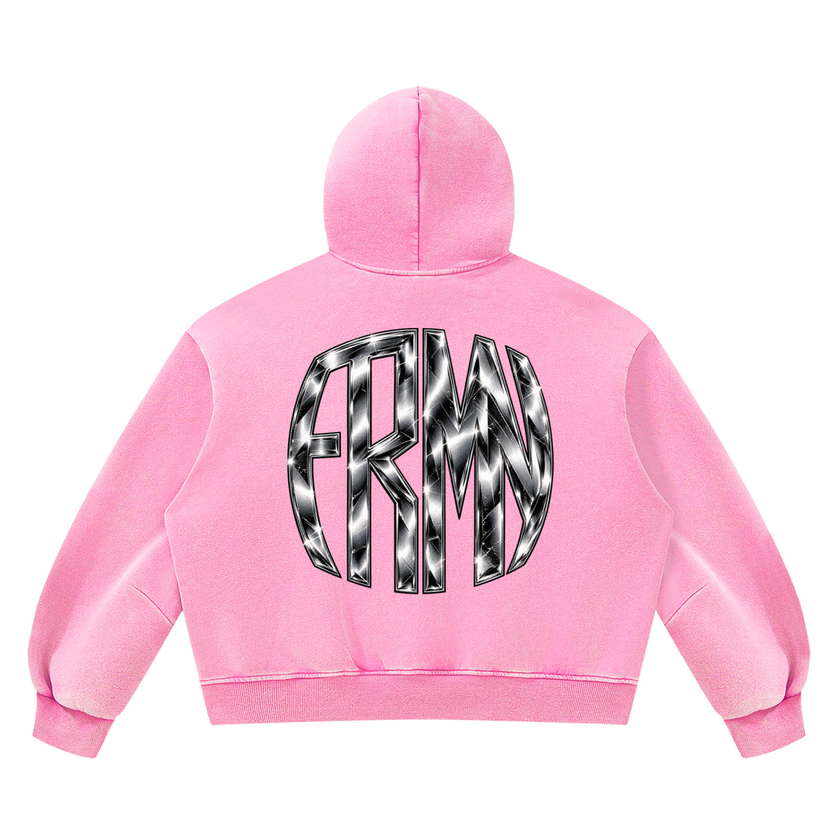 Unisex Vintage Wash Boxy Fleece Hoodie (FOURMATION X MULTIGRIDMASHUP)