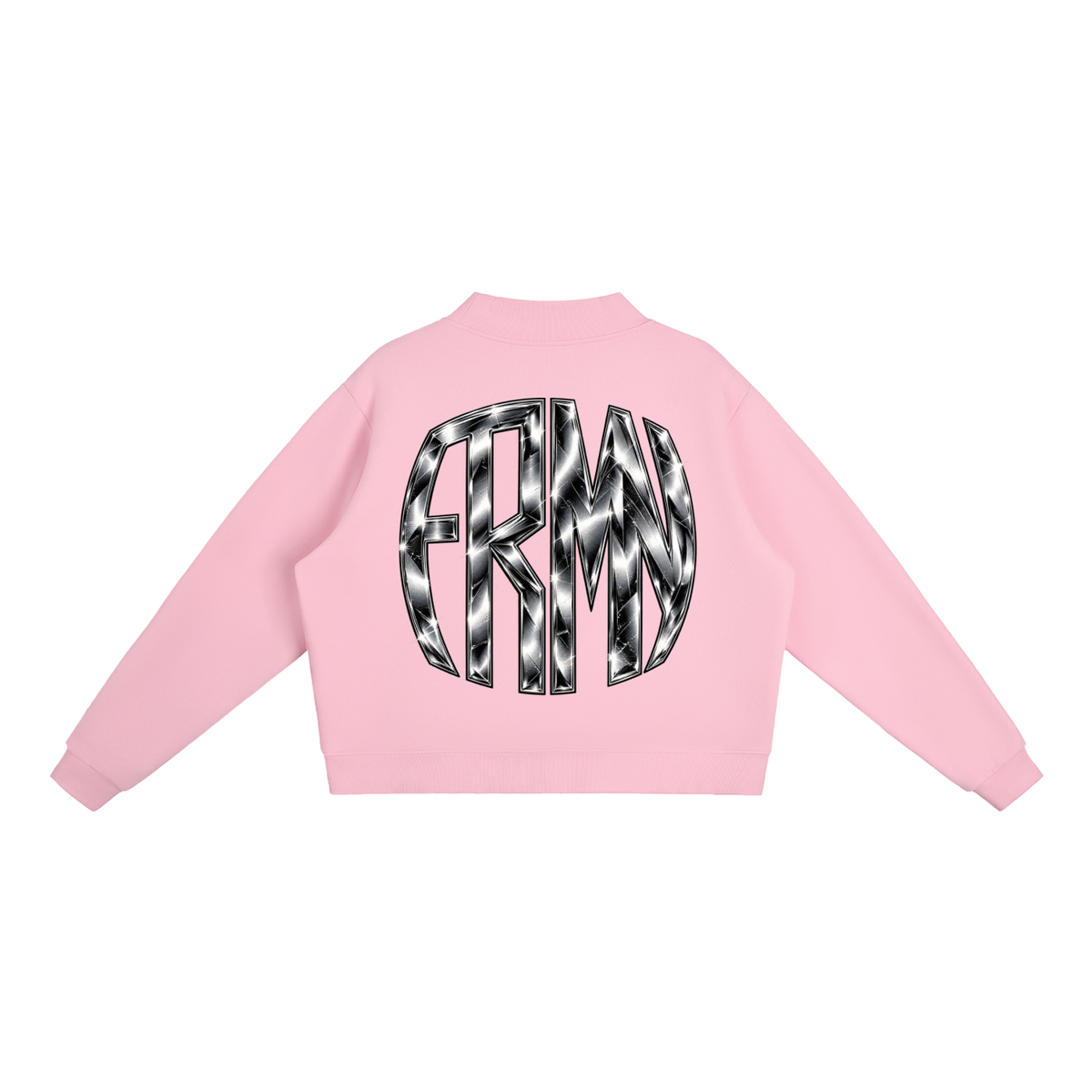 Essential Fleece Mock-Neck Crew Sweatshirt (FOURMATION X MULTIGRIDMASHUP)
