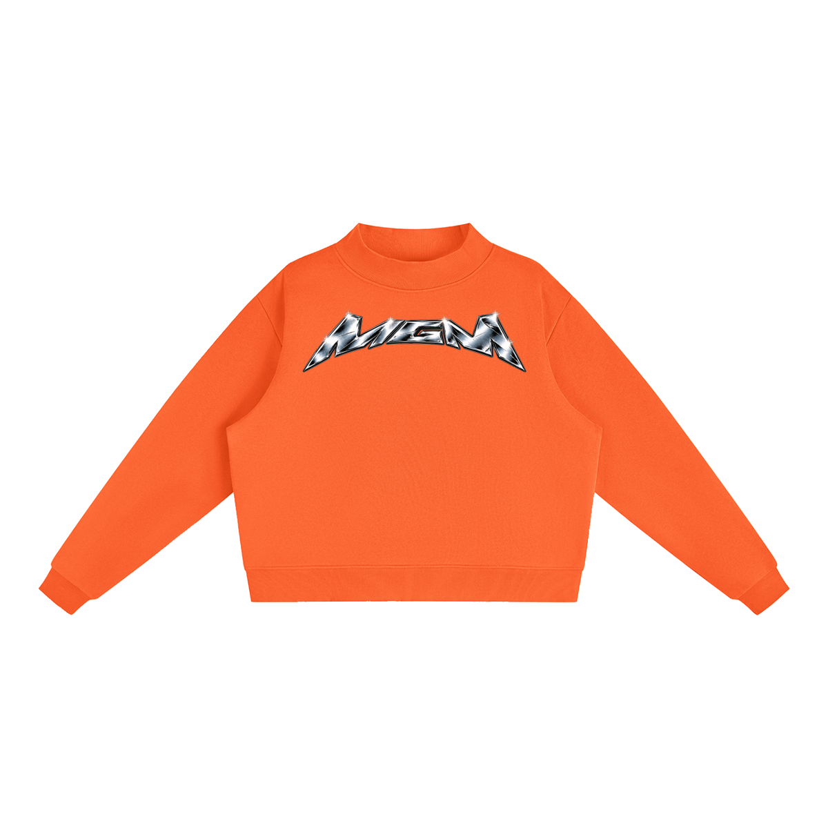 Essential Fleece Mock-Neck Crew Sweatshirt (FOURMATION X MULTIGRIDMASHUP)