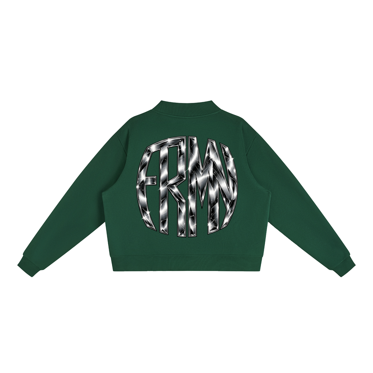 Essential Fleece Mock-Neck Crew Sweatshirt (FOURMATION X MULTIGRIDMASHUP)