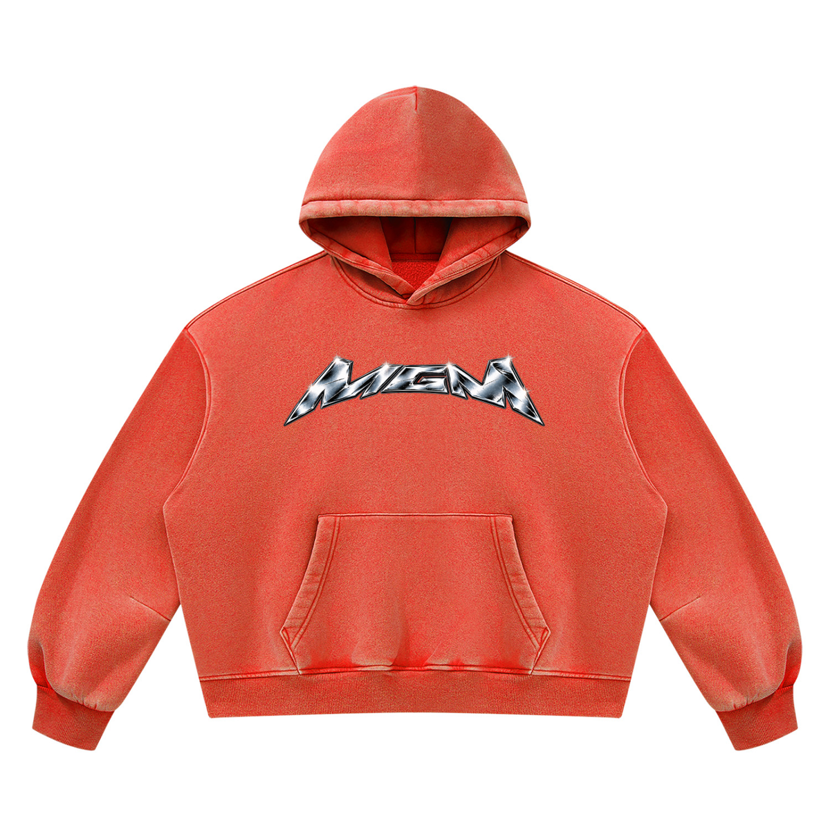 Unisex Vintage Wash Boxy Fleece Hoodie (FOURMATION X MULTIGRIDMASHUP)