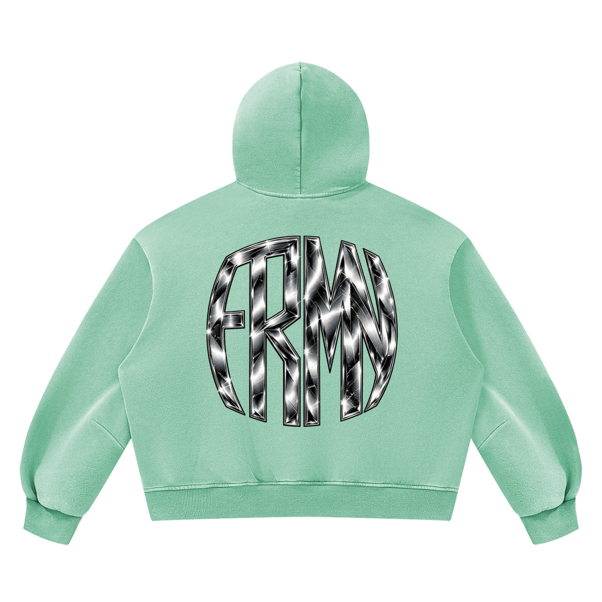 Unisex Vintage Wash Boxy Fleece Hoodie (FOURMATION X MULTIGRIDMASHUP)