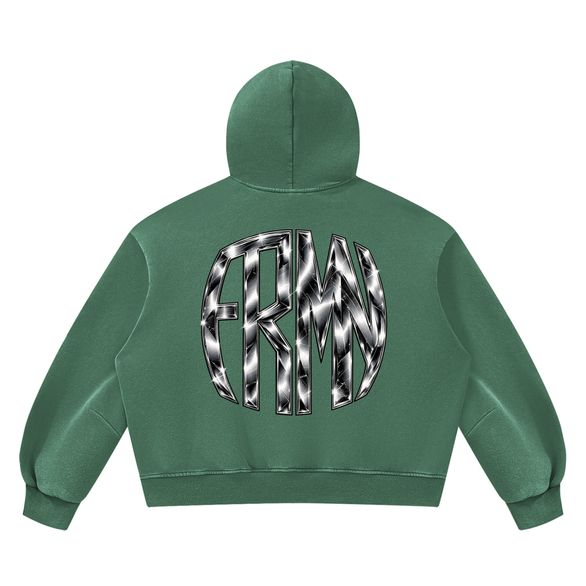 Unisex Vintage Wash Boxy Fleece Hoodie (FOURMATION X MULTIGRIDMASHUP)