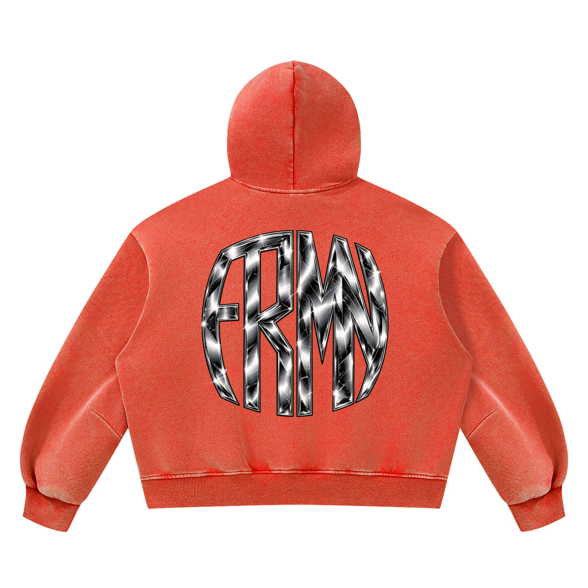 Unisex Vintage Wash Boxy Fleece Hoodie (FOURMATION X MULTIGRIDMASHUP)