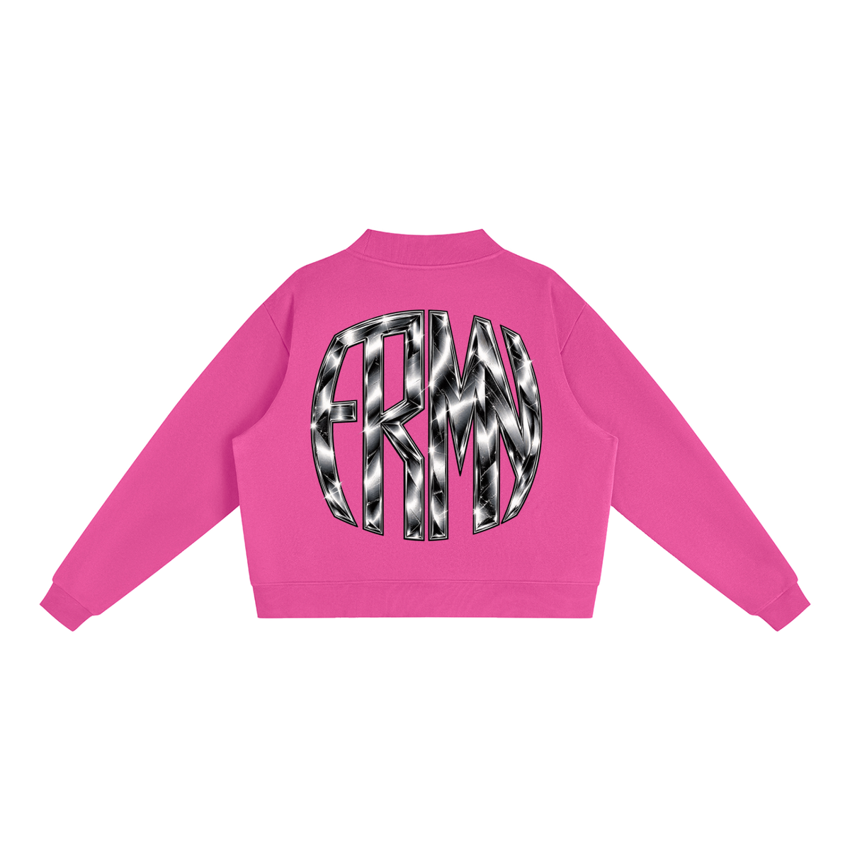 Essential Fleece Mock-Neck Crew Sweatshirt (FOURMATION X MULTIGRIDMASHUP)