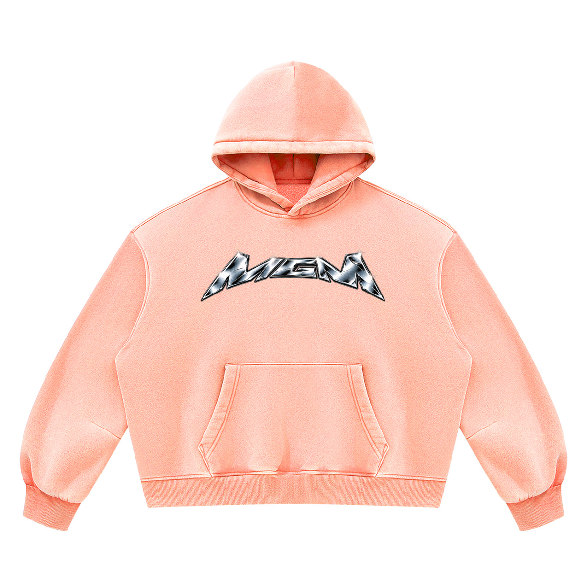 Unisex Vintage Wash Boxy Fleece Hoodie (FOURMATION X MULTIGRIDMASHUP)