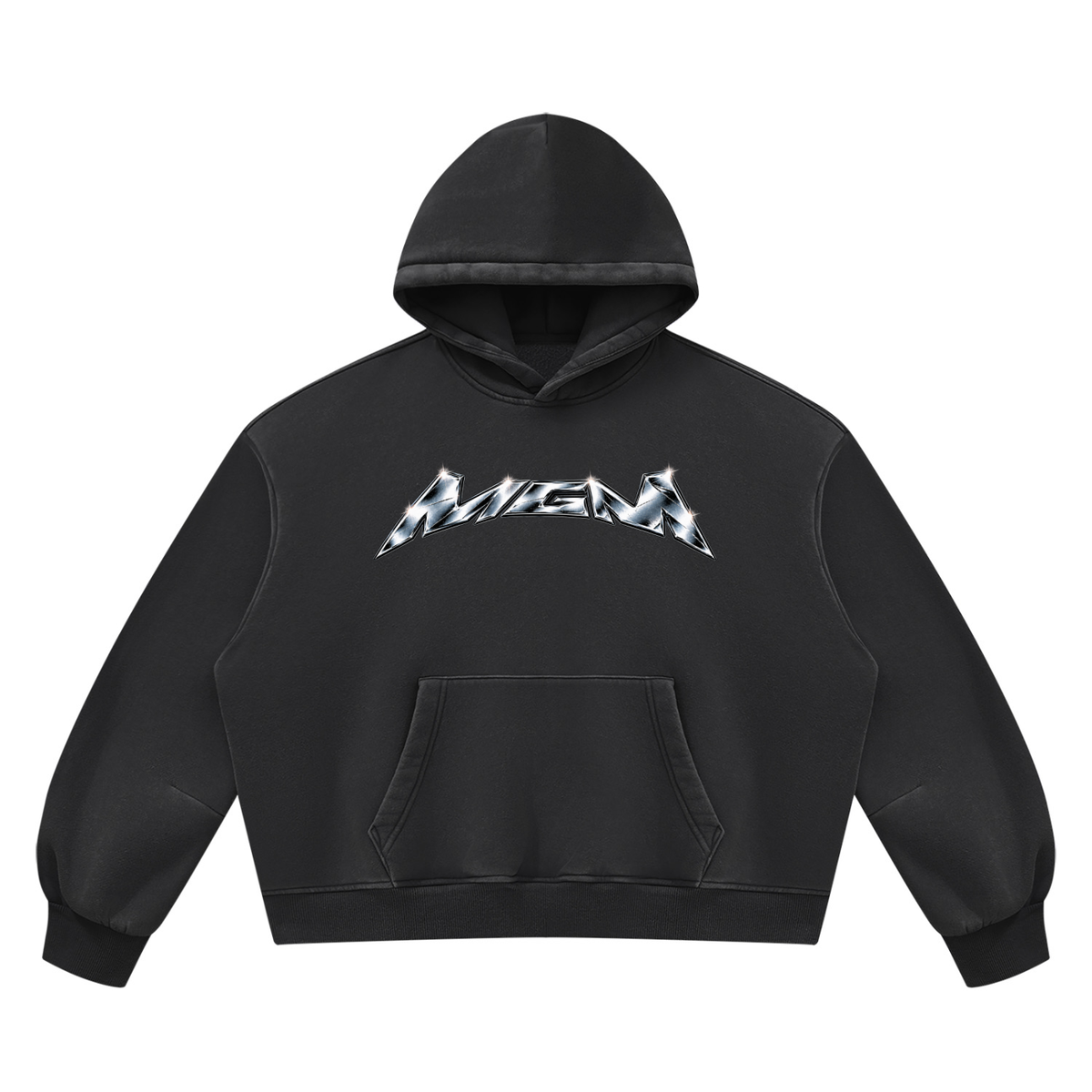 Unisex Vintage Wash Boxy Fleece Hoodie (FOURMATION X MULTIGRIDMASHUP)