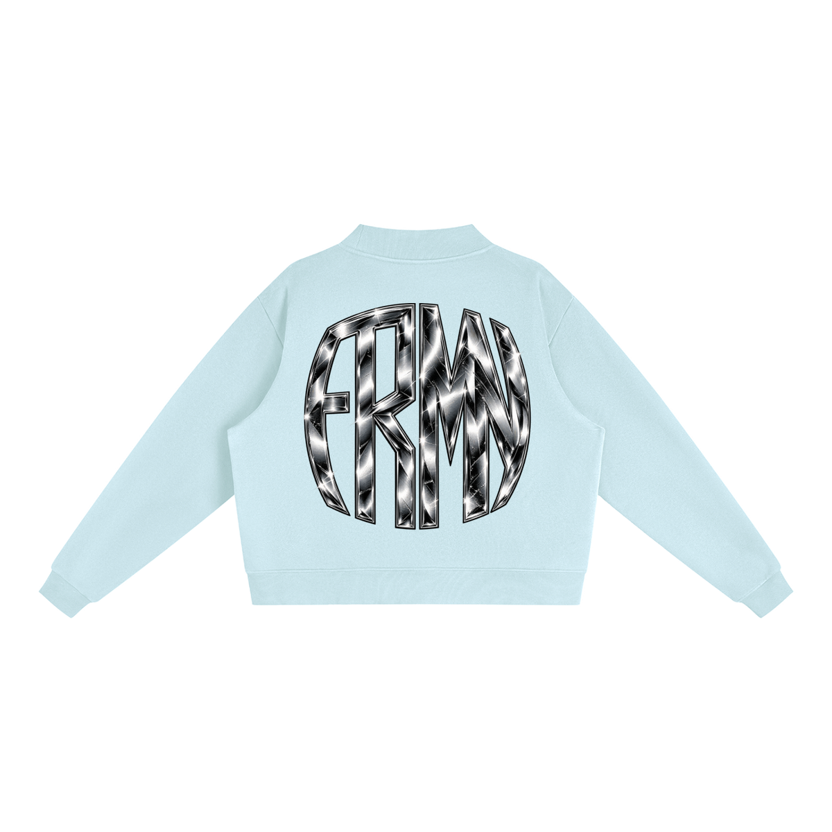 Essential Fleece Mock-Neck Crew Sweatshirt (FOURMATION X MULTIGRIDMASHUP)