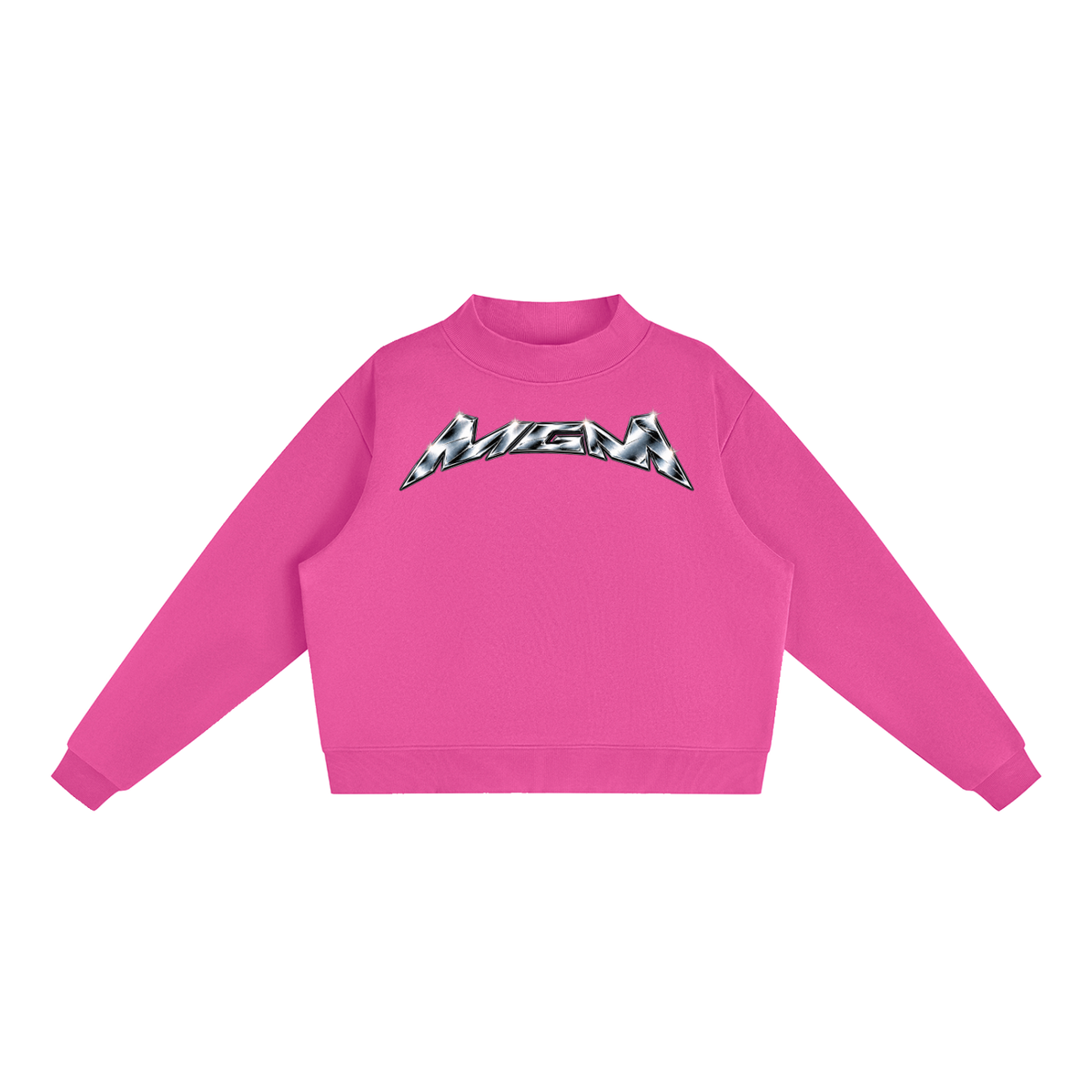 Essential Fleece Mock-Neck Crew Sweatshirt (FOURMATION X MULTIGRIDMASHUP)