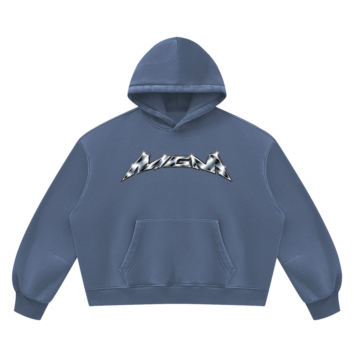 Unisex Vintage Wash Boxy Fleece Hoodie (FOURMATION X MULTIGRIDMASHUP)