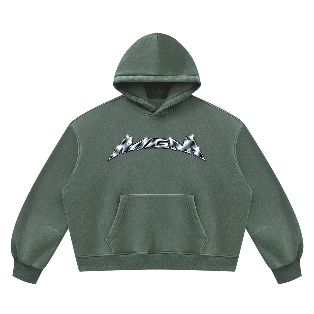 Unisex Vintage Wash Boxy Fleece Hoodie (FOURMATION X MULTIGRIDMASHUP)
