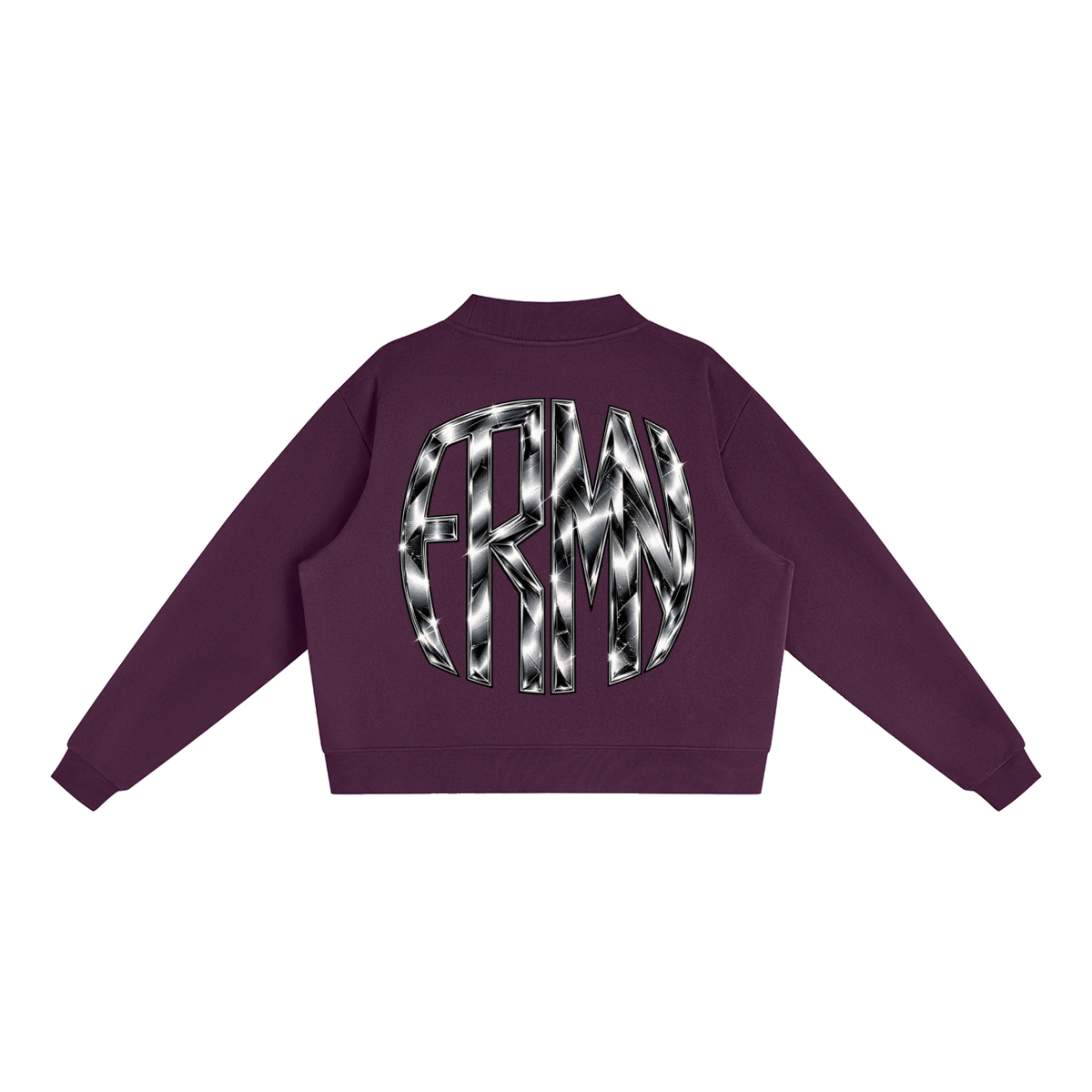 Essential Fleece Mock-Neck Crew Sweatshirt (FOURMATION X MULTIGRIDMASHUP)