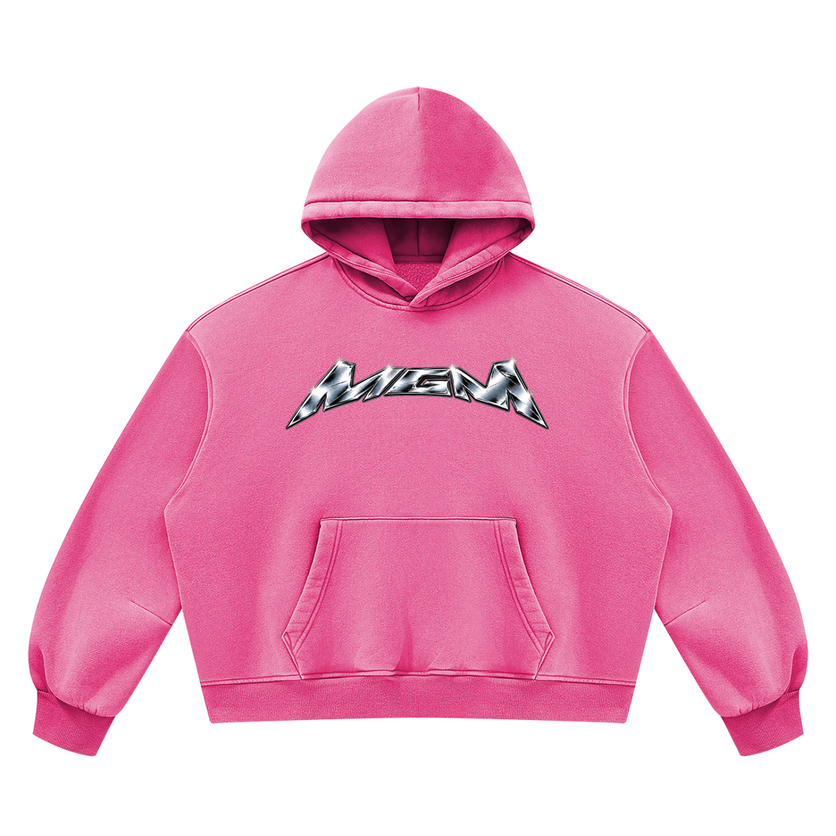 Unisex Vintage Wash Boxy Fleece Hoodie (FOURMATION X MULTIGRIDMASHUP)