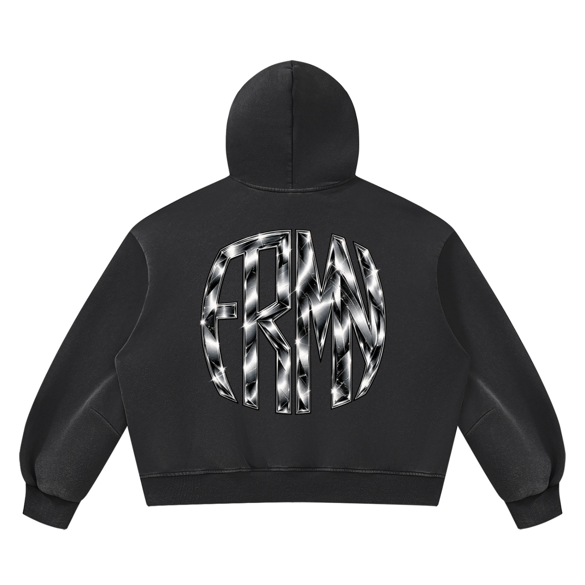 Unisex Vintage Wash Boxy Fleece Hoodie (FOURMATION X MULTIGRIDMASHUP)