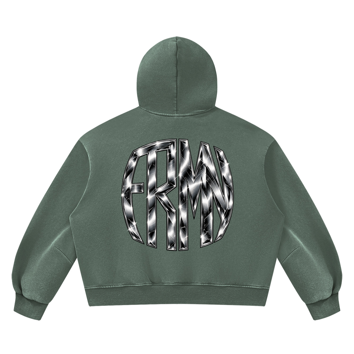 Unisex Vintage Wash Boxy Fleece Hoodie (FOURMATION X MULTIGRIDMASHUP)