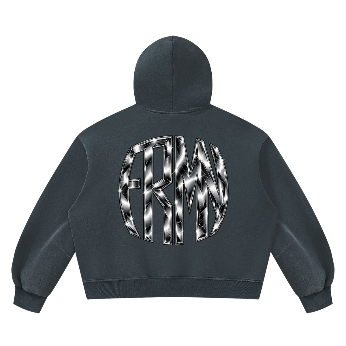 Unisex Vintage Wash Boxy Fleece Hoodie (FOURMATION X MULTIGRIDMASHUP)